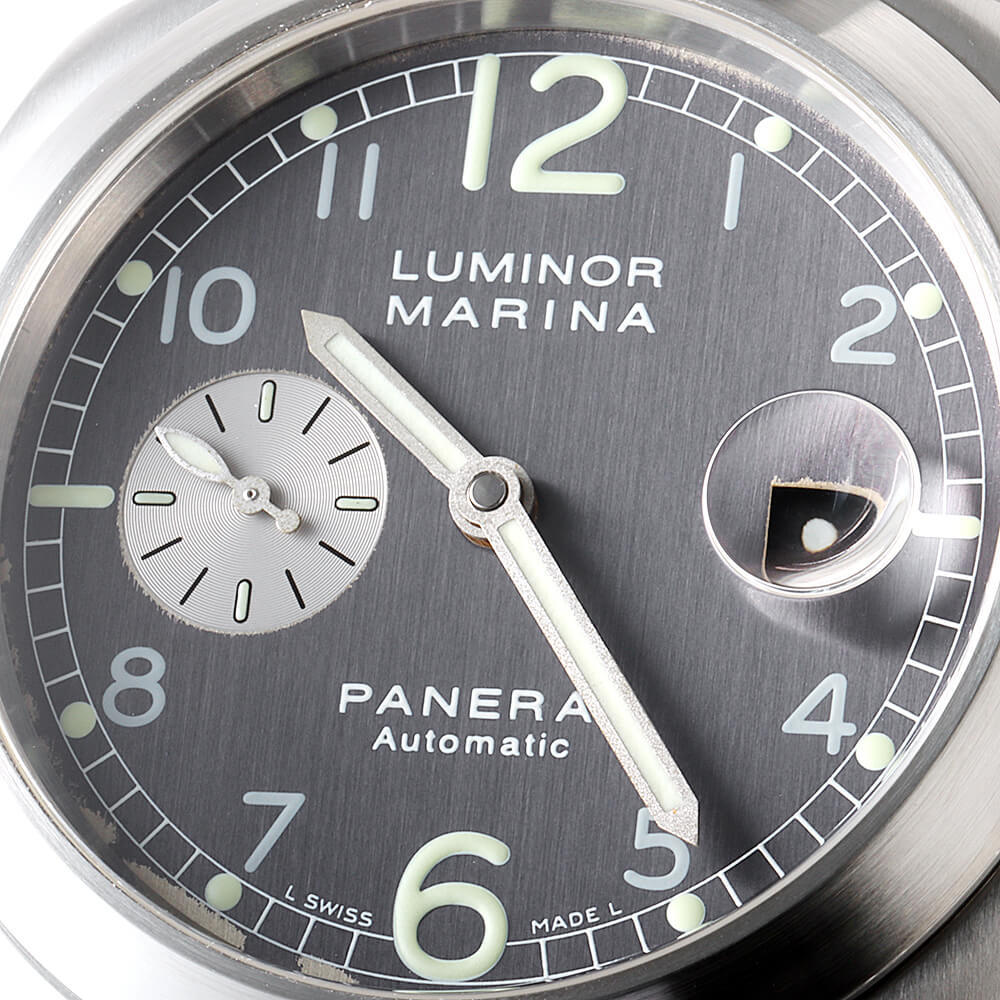  Panerai Luminor Marina PAM00086 E номер б/у мужские наручные часы 