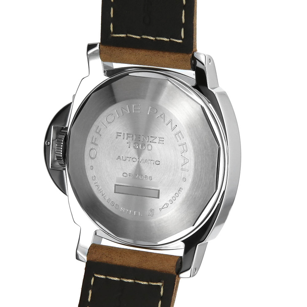 パネライ ルミノール GMT オートマティック アッチャイオ PAM01088 V番 中古 メンズ 腕時計_画像3