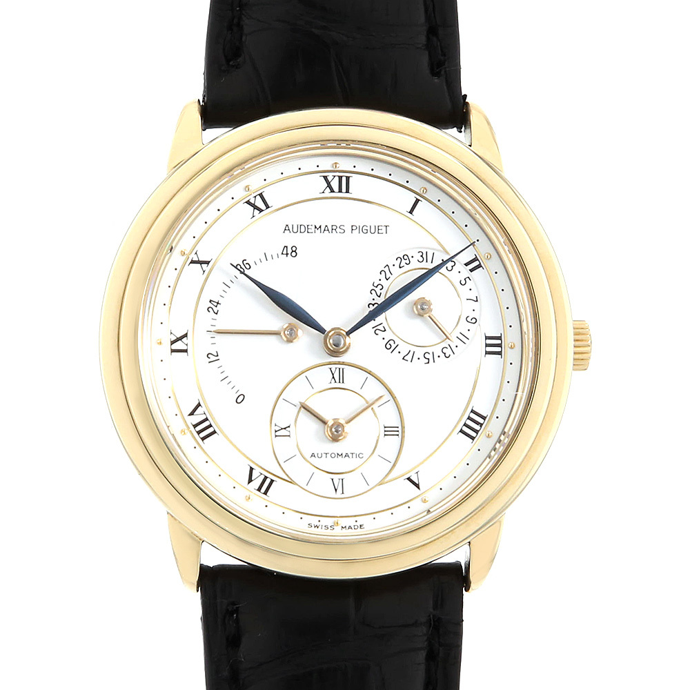  Audemars Piguet двойной время BA25685.002 б/у мужские наручные часы 