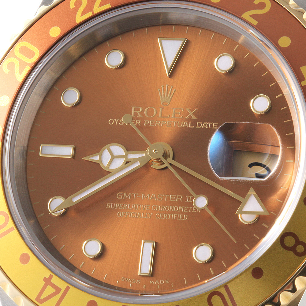 ロレックス GMTマスターII 16713 ブラウン Y番 中古 メンズ 腕時計_画像6