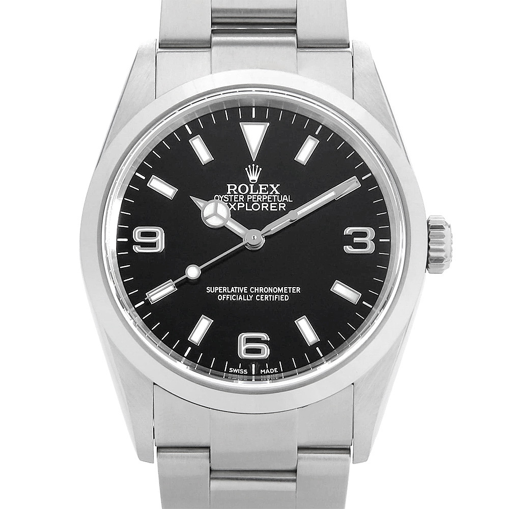 ロレックス エクスプローラーI 114270 ブラック Z番 中古 メンズ 腕時計
