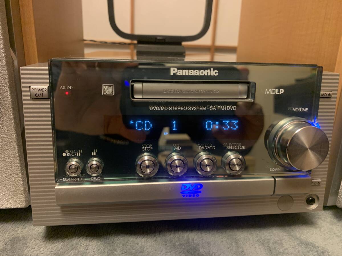 【中古・動作品！】Panasonic ＭＤステレオシステム SC-PM1DVD_画像6