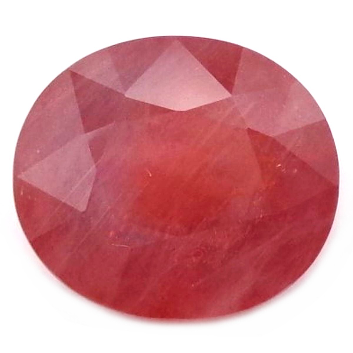 『1年保証』 apf595☆天然 ルビー 含浸 ルース 6.82ct 約11.4×10.0mm ペンダント/ブローチ等アクセサリー制作に♪■NK894 ルビー