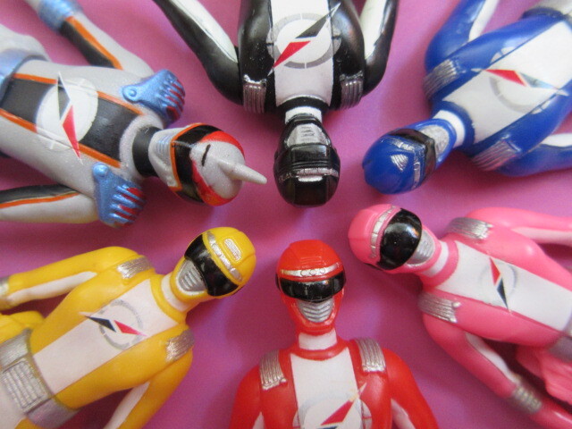  GoGo Sentai Boukenger 6 kind set Shokugan Mini sofvi approximately 8.5cm| Play hero series | silver | commodity explanation column all part obligatory reading! bid conditions & terms and conditions strict observance 