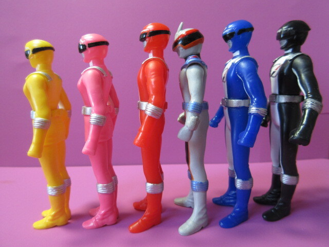  GoGo Sentai Boukenger 6 kind set Shokugan Mini sofvi approximately 8.5cm| Play hero series | silver | commodity explanation column all part obligatory reading! bid conditions & terms and conditions strict observance 
