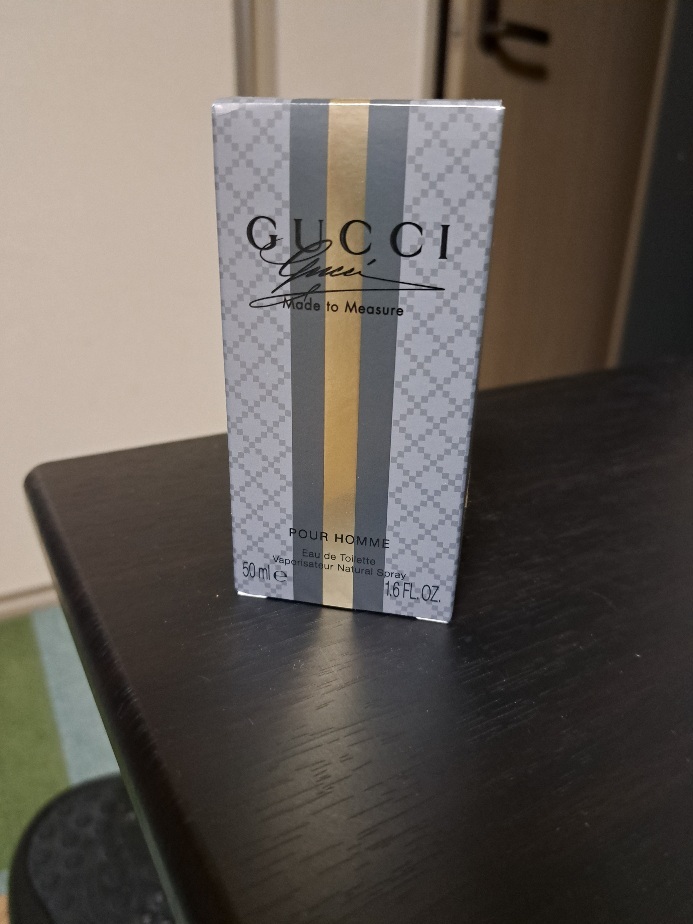 GUCCI Made to Measure POUR HOMME 50ml/香水/グッチ バイ グッチ メイド・トゥ・メジャー オーデトワレ/1プッシュ使用_画像1