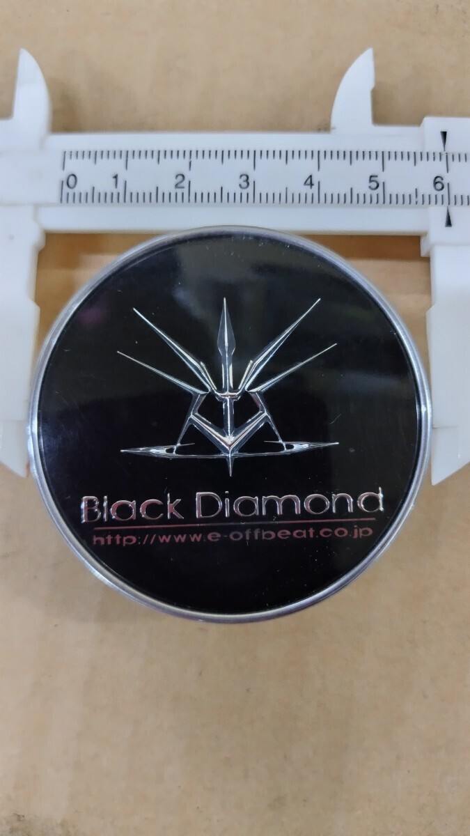 オフビート ブラックダイヤモンドOFFBEAT BlackDiamondアルミホイール 中古品4本セット15×5.5J 100/4H ET45 _画像7