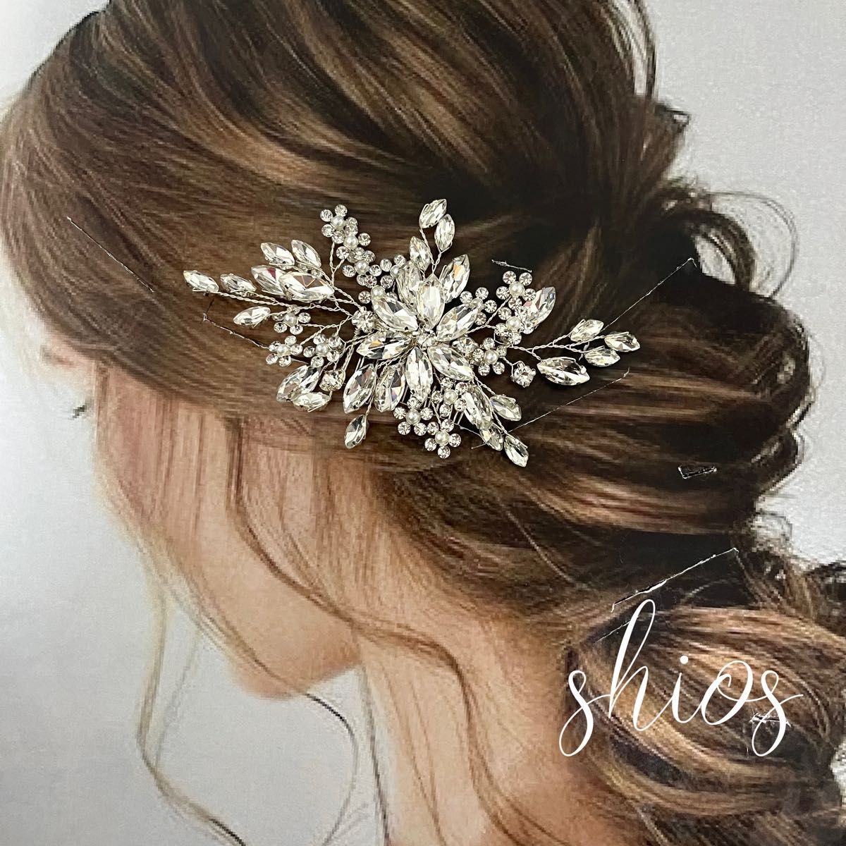ヘッドドレス　ヘアアクセサリー　髪飾り　和装　白無垢　色打掛　カラードレス　ブライダル　ウェディング　結婚式