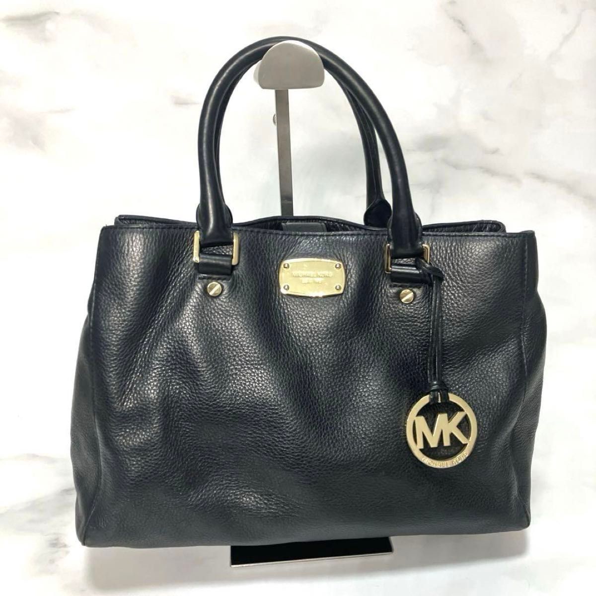 MICHAEL KORS マイケルコース　ハンドバッグ　肩掛け　レザー　ブラック