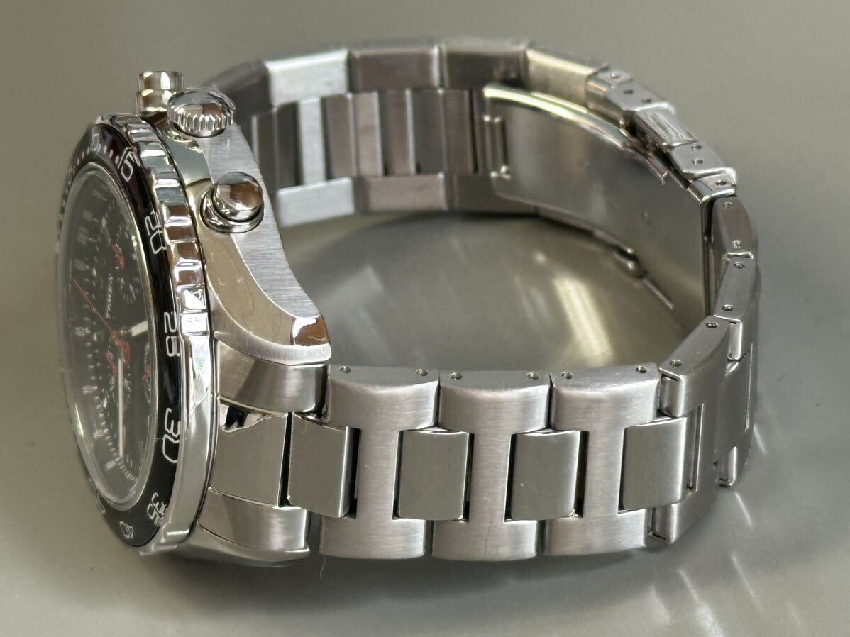 1円〜◆TIMEX タイメックス 1854 クロノグラフ T2N588 ブラックダイヤル クォーツ メンズ腕時計 の画像3