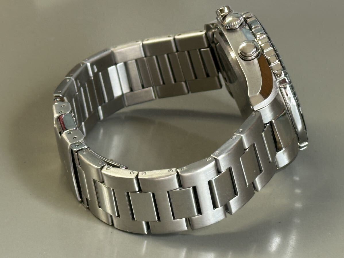 1円〜◆TIMEX タイメックス 1854 クロノグラフ T2N588 ブラックダイヤル クォーツ メンズ腕時計 の画像4