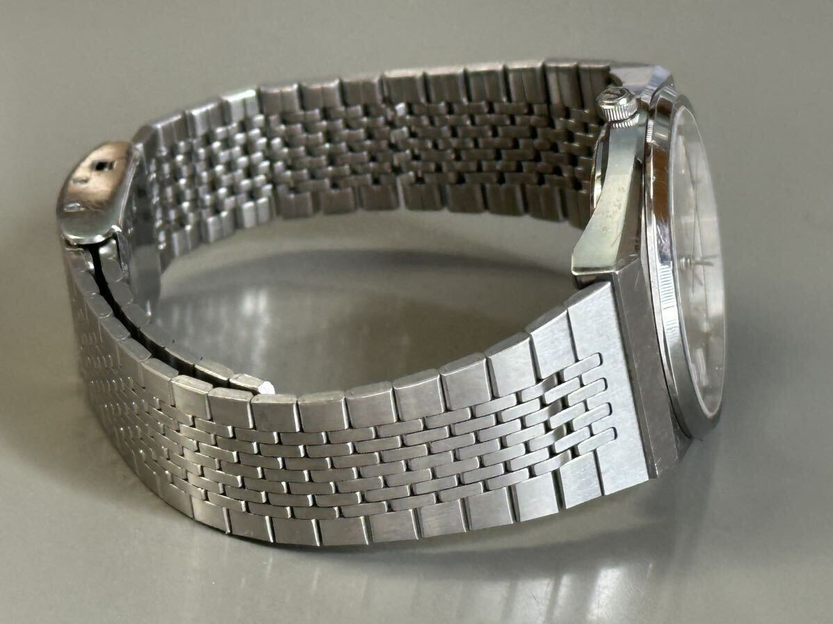 1円〜◆RADO ラドー QUARTZ クォーツ 107.9512.4 シルバーカラー メンズ腕時計 稼働品の画像4
