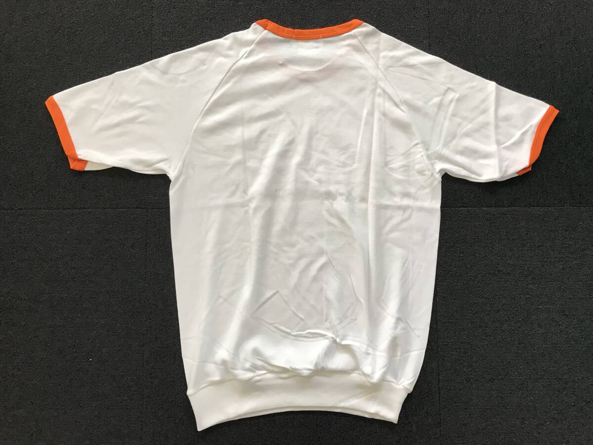 当時物　未使用　デッドストック　Hit Union　ヒットユニオン　半袖Tシャツ　丸首　体操服　品番：585-TC　サイズ：O　　HF1518 _画像6