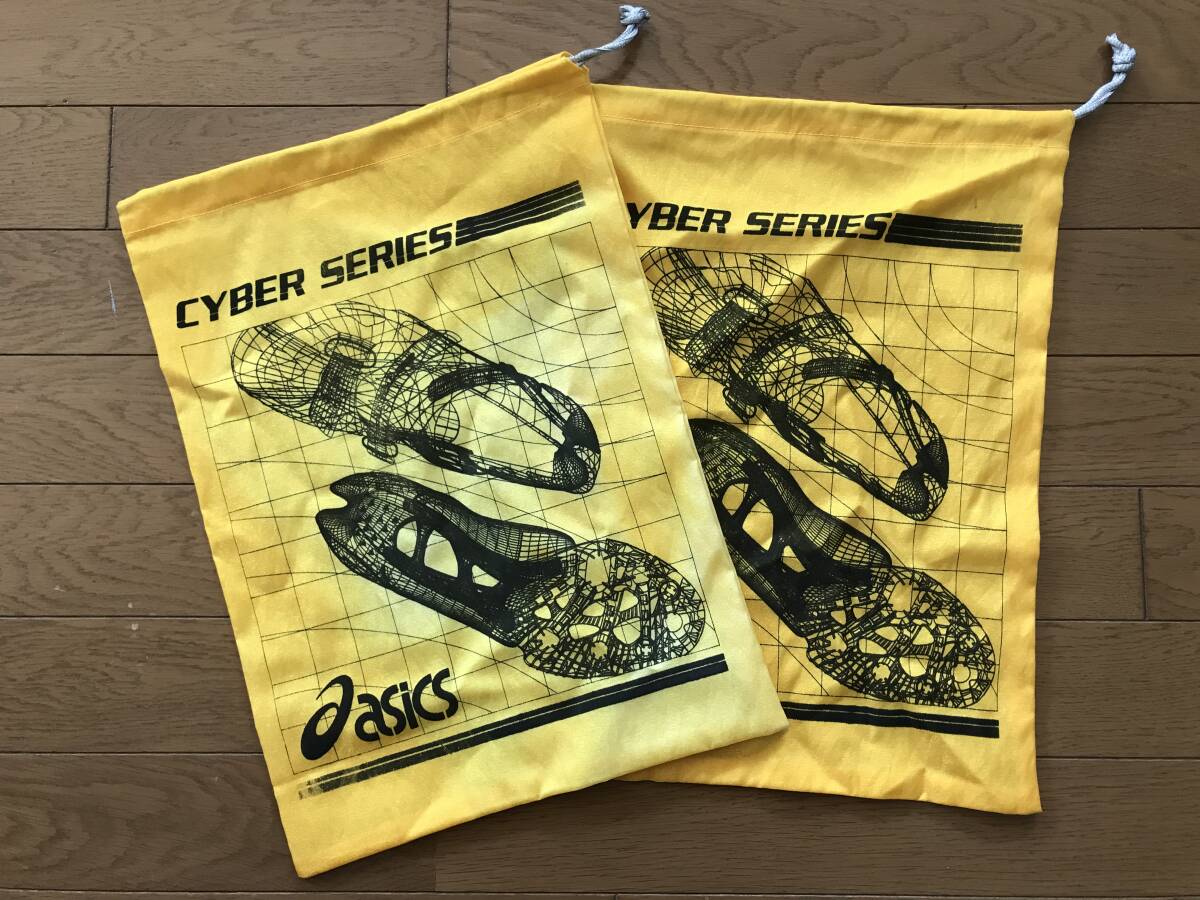  подлинная вещь не использовался неиспользуемый товар Asics Asics обувь пакет 2 шт. комплект мешочек обувь inserting размер : примерно 28.5.× примерно 40.HF1686