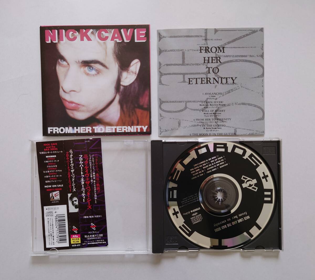【CD】Nick Cave and the Bad Seeds ニック・ケイヴ＆ザ・バッド・シーズ 「From Her to Eternity」「Ghosteen」日本盤 帯/ライナーノーツ_画像2