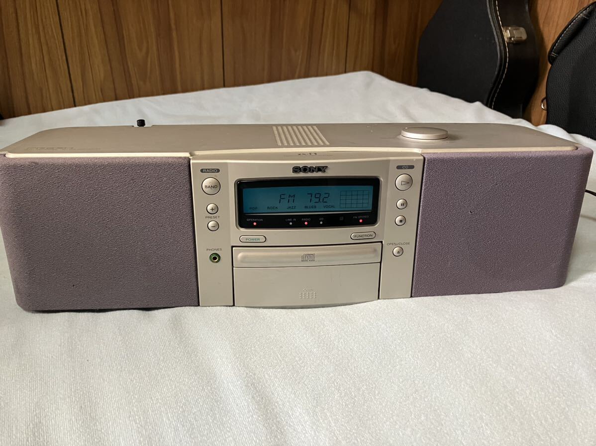 SONY ソニー PRESH ZS-F1 CD ラジオ　訳あり動作品_画像1