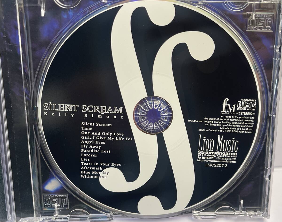 【中古CD】ケリー・サイモン Kelly Simonz - Silent Scream■フィンランド盤の画像3