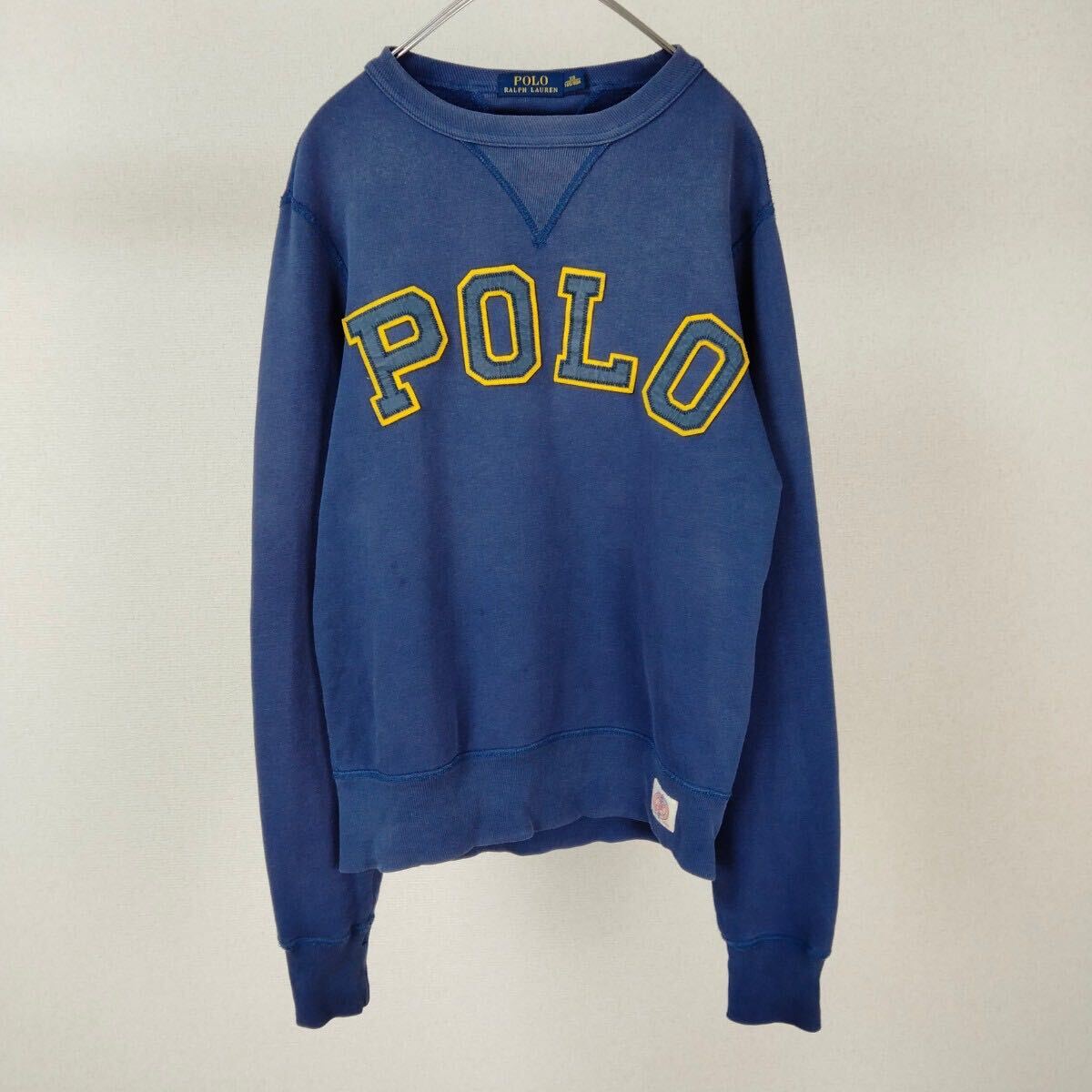 1 jpy beautiful goods Polo Ralph Lauren sweat sweatshirt te Caro go retro old clothes ....POLO Ralph Lauren American Casual 