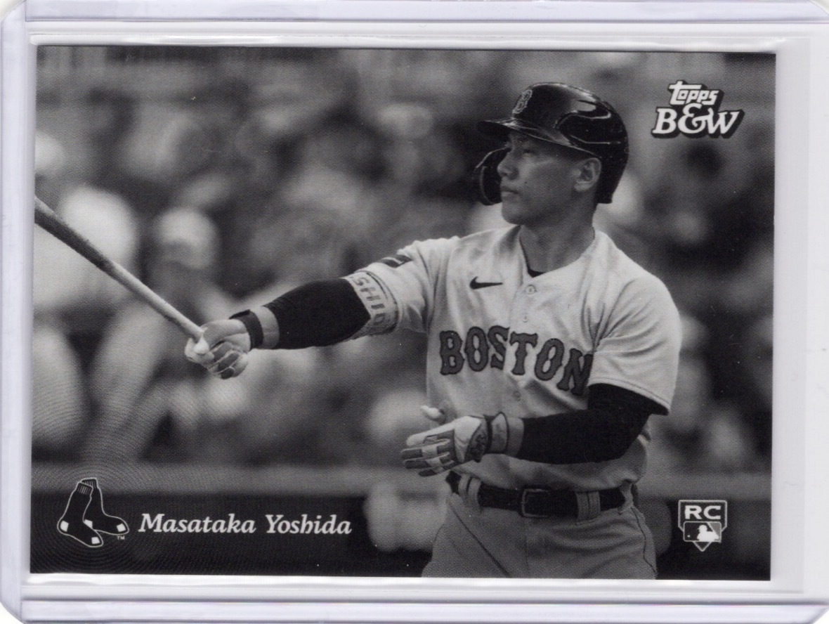 オンライン限定！【吉田正尚 ／ Masataka Yoshida】2023 TOPPS B&W BLACK & WHITE #6 ★ Red Sox レッドソックス ★ RC ルーキー_画像1