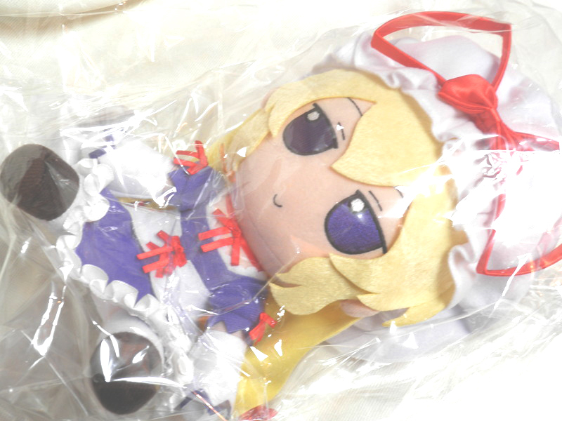 Gift 東方project ぬいぐるみ 八雲紫（香霖堂ver.）ふもふもゆかり。こうりんどうばーじょん。 特典付き 缶バッチ