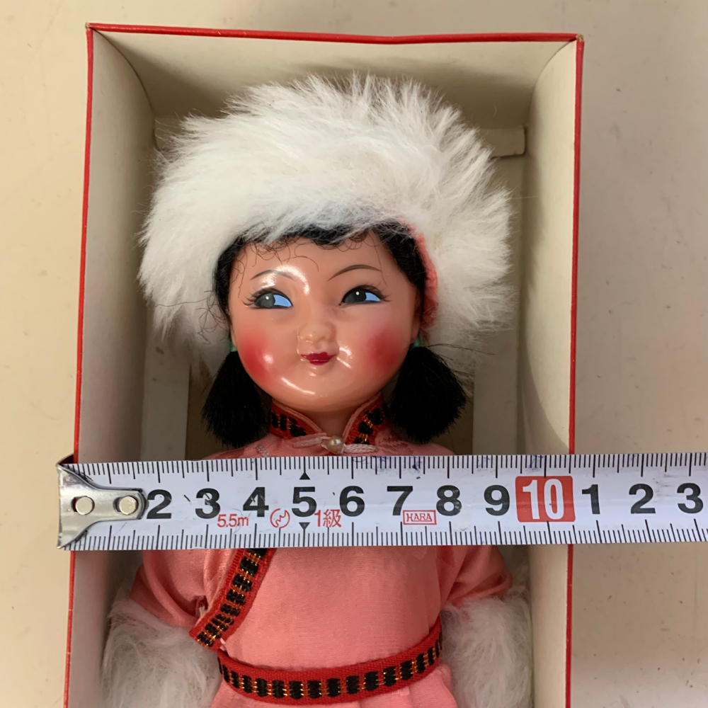 モンゴル 人形 女 民族衣装 民芸品 お土産 ドール【1937_画像3