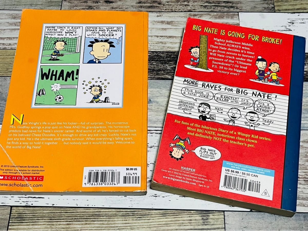Big NATE 洋書 英語 絵本 漫画 マンガ アメコミ 2冊セット まとめ