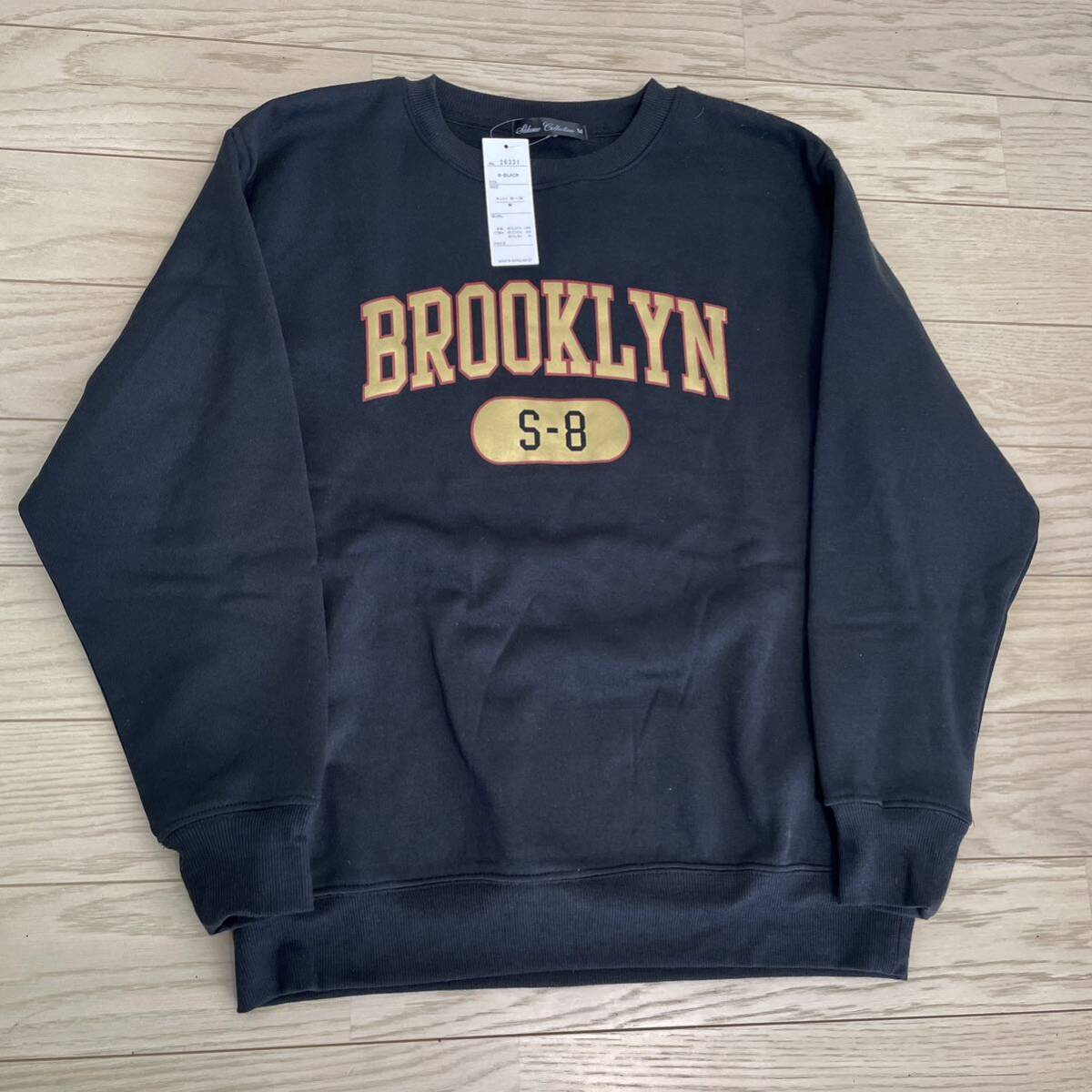 送料込★新品 BROOKLYN トレーナー★ HIPHOP ストリート ヒップホップ ブルックリン street black white skkone collection スウェット_画像1