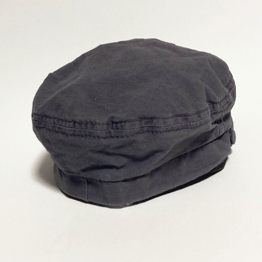NEW YORK HAT * USA производства "губа" Stop Work колпак тонкий серый 56-57cm American Casual Street б/у одежда популярный New York Hat #SHW370