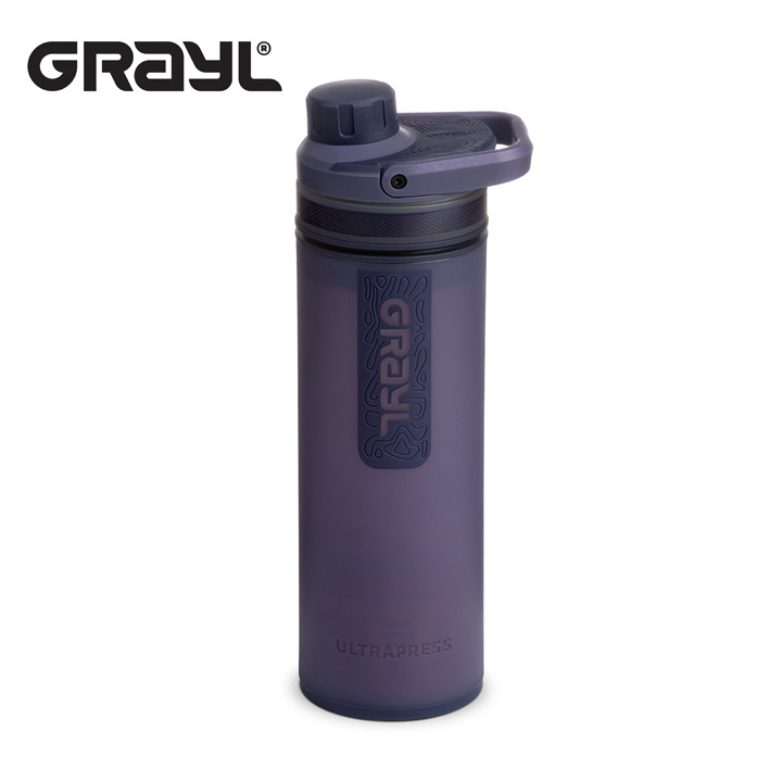 グレイル GRAYL ウルトラプレス ピュリファイヤー 浄水ボトル 浄水器 500ml パープル アウトドア 海外旅行 給水 水 水筒 gr500mdn