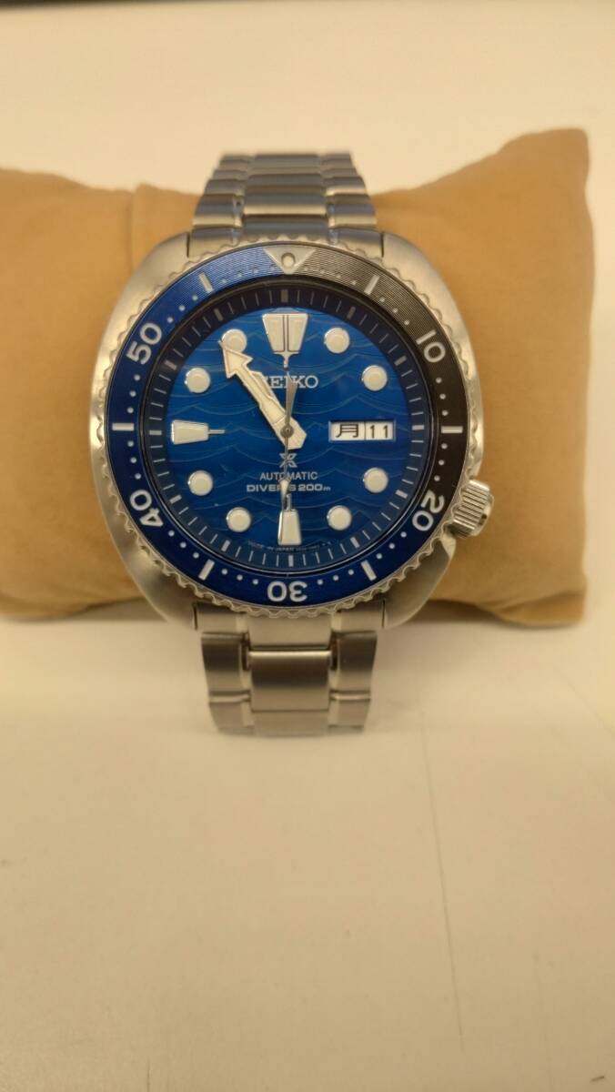 #10523 美品!! SEIKO セイコー プロスペックス ダイバー スキューバ 4R36-07E0 自動巻 腕時計 箱付き_画像2