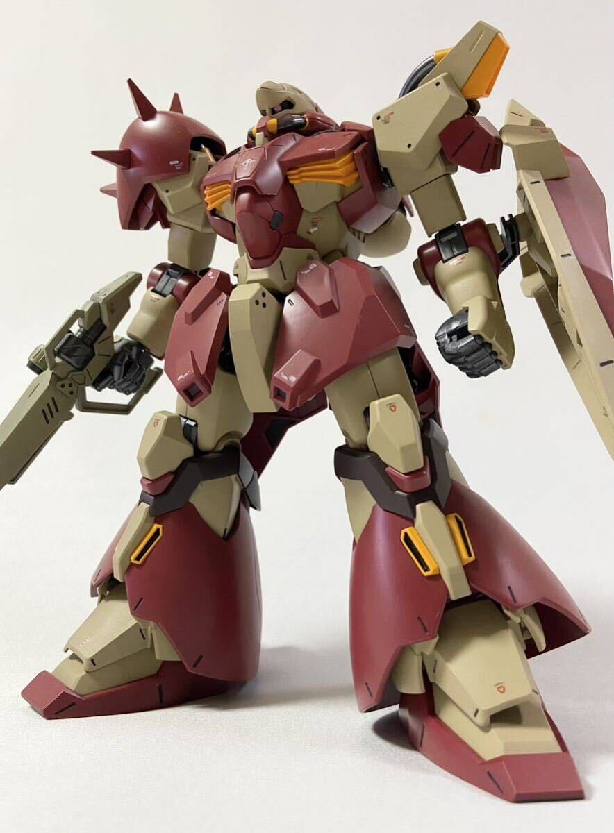 ＨＧ 1/144 メッサーＦ０２型 全塗装済 完成品 機動戦士ガンダム 閃光のハサウェイ プレミアムバンダイ ガンプラ_画像1