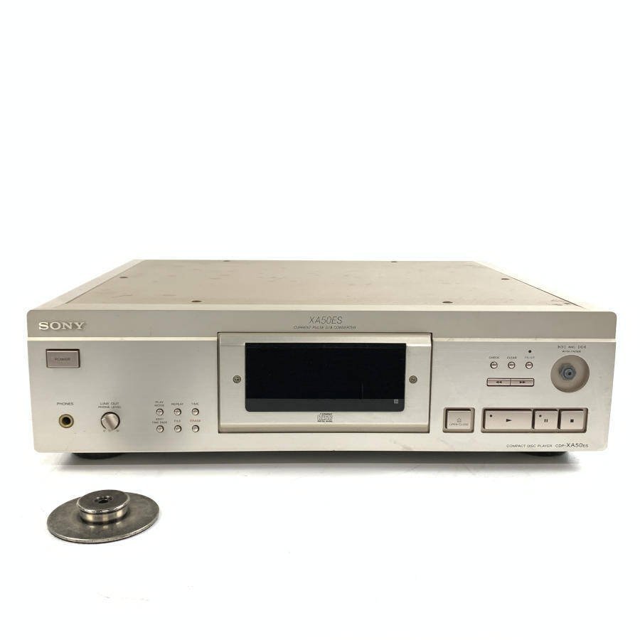 SONY ソニー CDP-XA50ES CDプレーヤー (CDスタビライザー付き)◆現状品_画像1