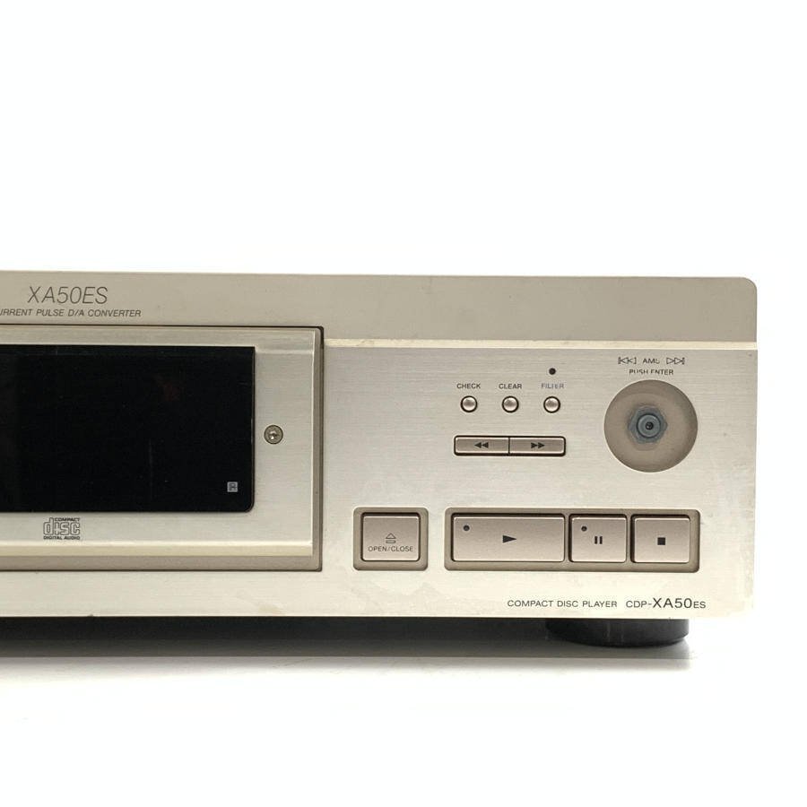 SONY ソニー CDP-XA50ES CDプレーヤー (CDスタビライザー付き)◆現状品_画像3