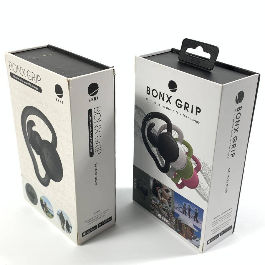 BONX BONX GRIP Bluetoothイヤホン まとめ売り 2台セット 付属品一式付き◆現状品_画像10