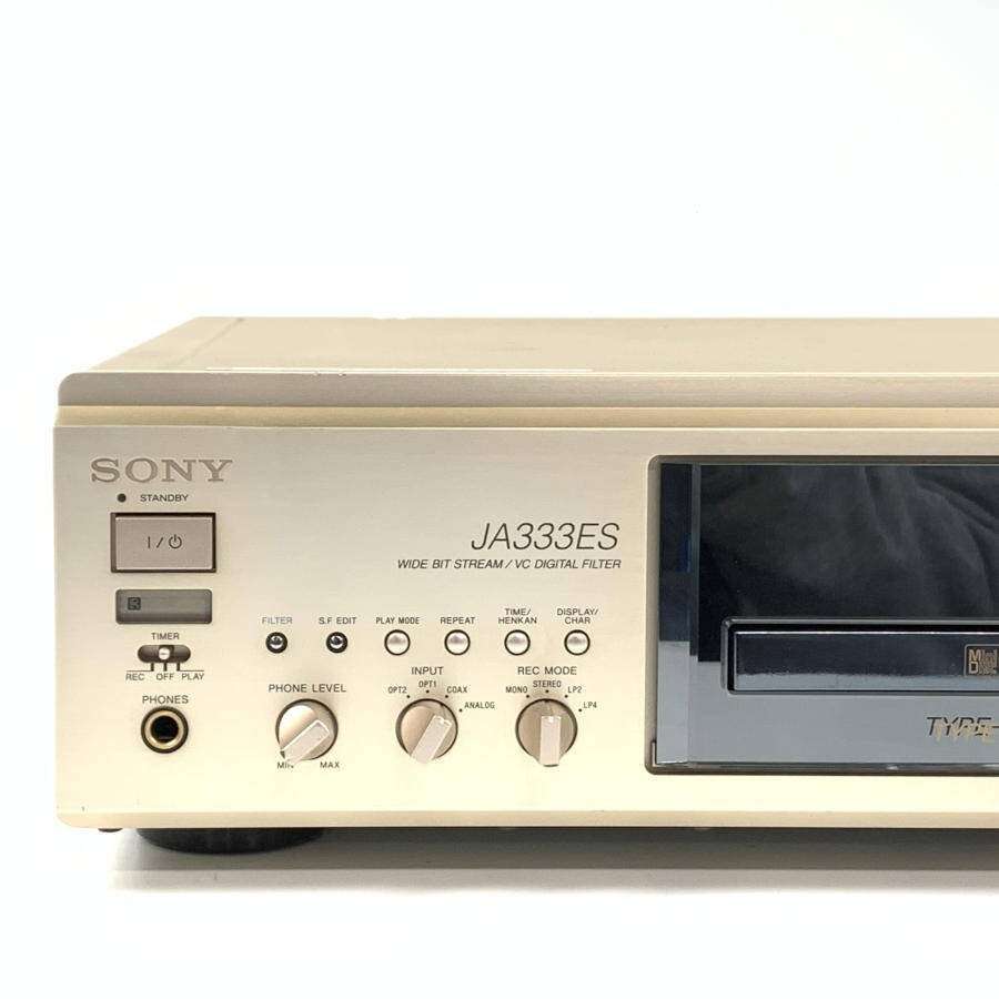 SONY ソニー MDS-JA333ES MDデッキ◆現状品_画像2