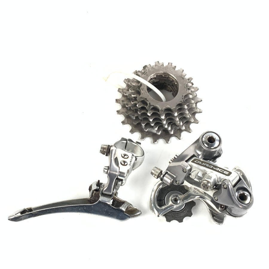 SHIMANO シマノ FD-7400/RD-7401 DURA-ACE ディレイラーセット/スプロケット7s 13T~21T＊現状品