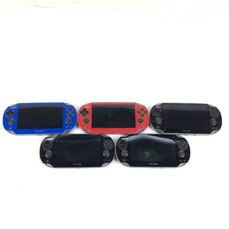 SONY ソニー PCH-1000 PS Vita 1000 ゲーム機本体 まとめ売り 5台セット 難あり＊ジャンク品【GH】_画像1