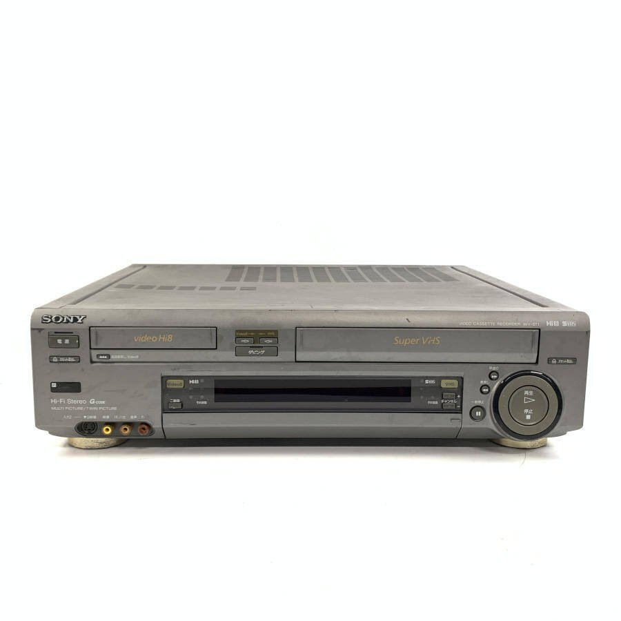 SONY WV-ST1 ソニー Hi8/SVHSビデオデッキ プレーヤー レコーダー●現状品_画像1