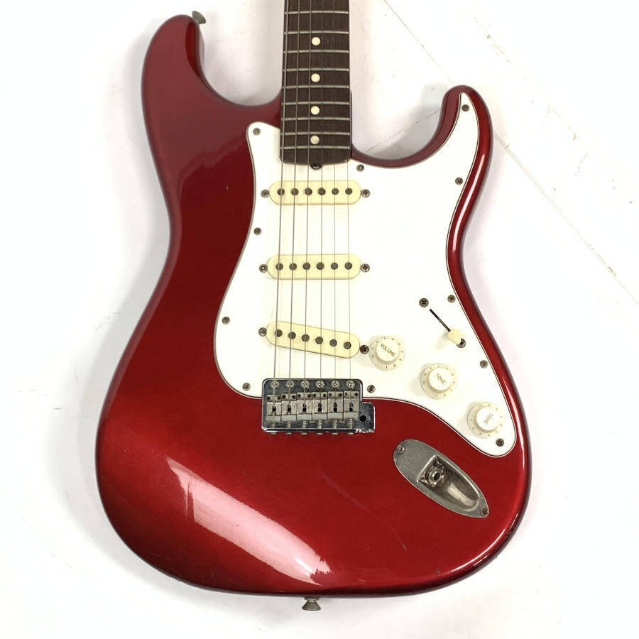 Fender Japan フェンダー ストラトキャスター エレキギター シリアルNo.JV17301 赤系★現状品_画像2