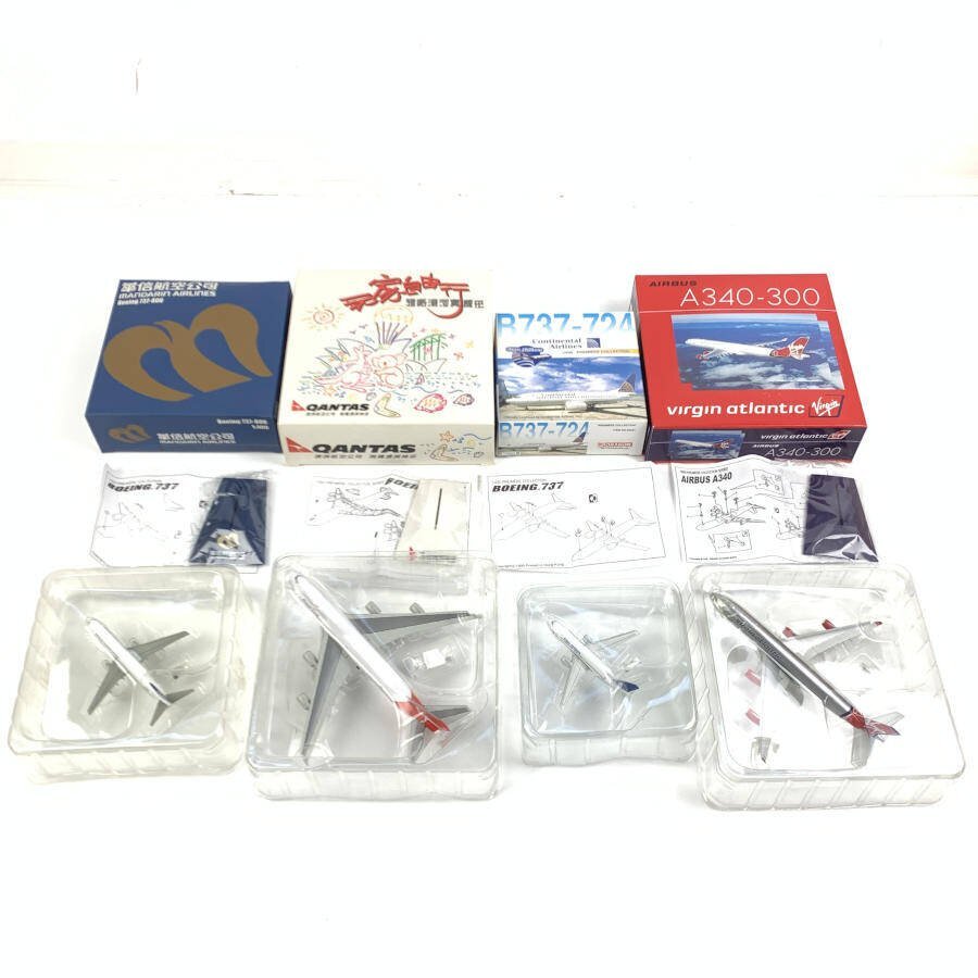 DRAGON WINGS ドラゴンウイングス 1/400 Virgin atlantic エアバス A340-300 他 ダイキャストモデル 全4機セット 取説/元箱付き＊現状品_画像1