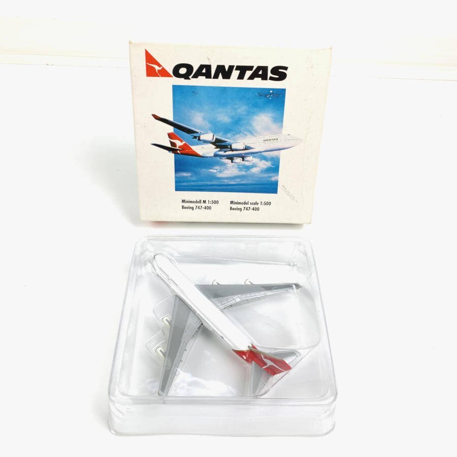 herpa ヘルパ 1/500 QANTAS ボーイング 747-400 他 ダイキャストモデル 全5機セット 元箱付き＊現状品_画像5