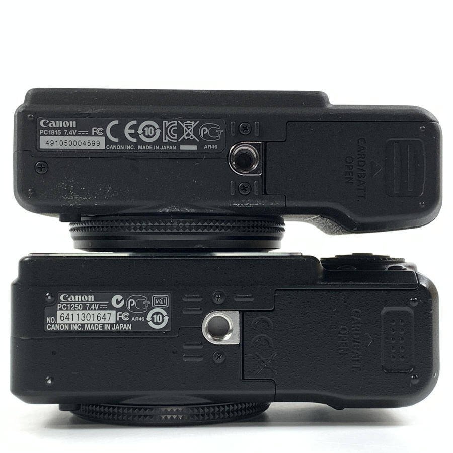 Canon キヤノン PowerShot G9/G15 コンパクトデジタルカメラ 2台セット バッテリーｘ１付き●現状品_画像6