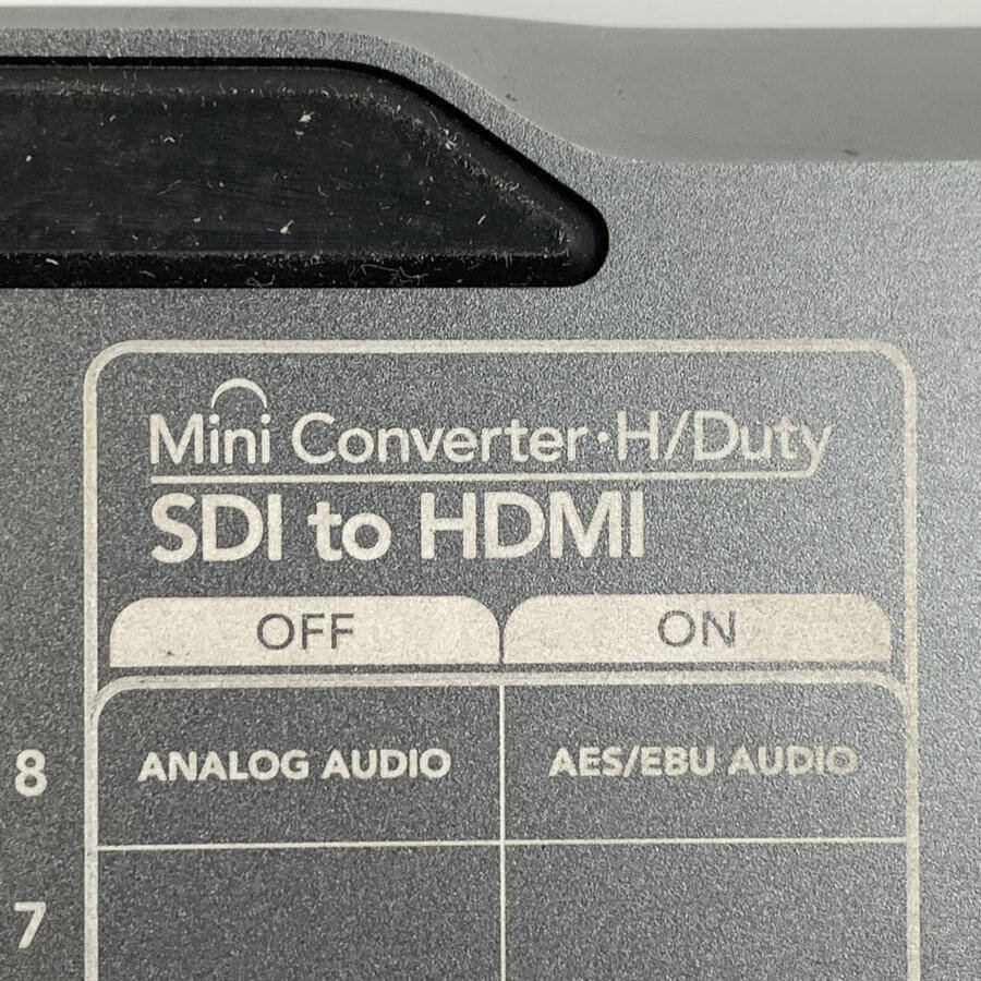 Blackmagic design ブラックマジックデザイン SDI to HDMI ミニコンバーター 放送用小型ビデオコンバーター [映像制作機器]●現状品【TB】_画像7