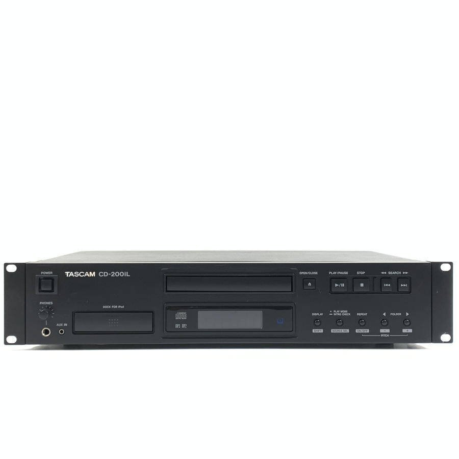 TASCAM TEAC タスカム CD-200iL 業務用CDプレーヤー[ipodドック搭載]◆現状品_画像1