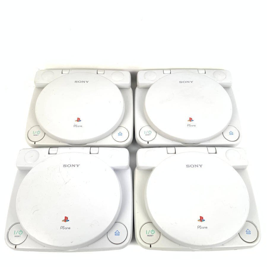 SONY ソニー PS One 本体 + モニター まとめ売り 4台セット＊ジャンク品【GH】
