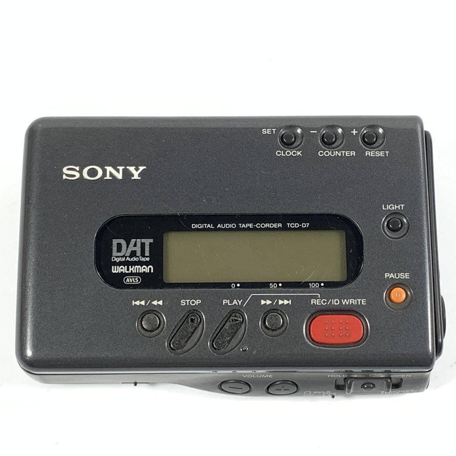 SONY ソニー TCD-D7 DAT WALKMAN DATウォークマン ACアダプター/ソフトケース付き◆現状品【TB】_画像2