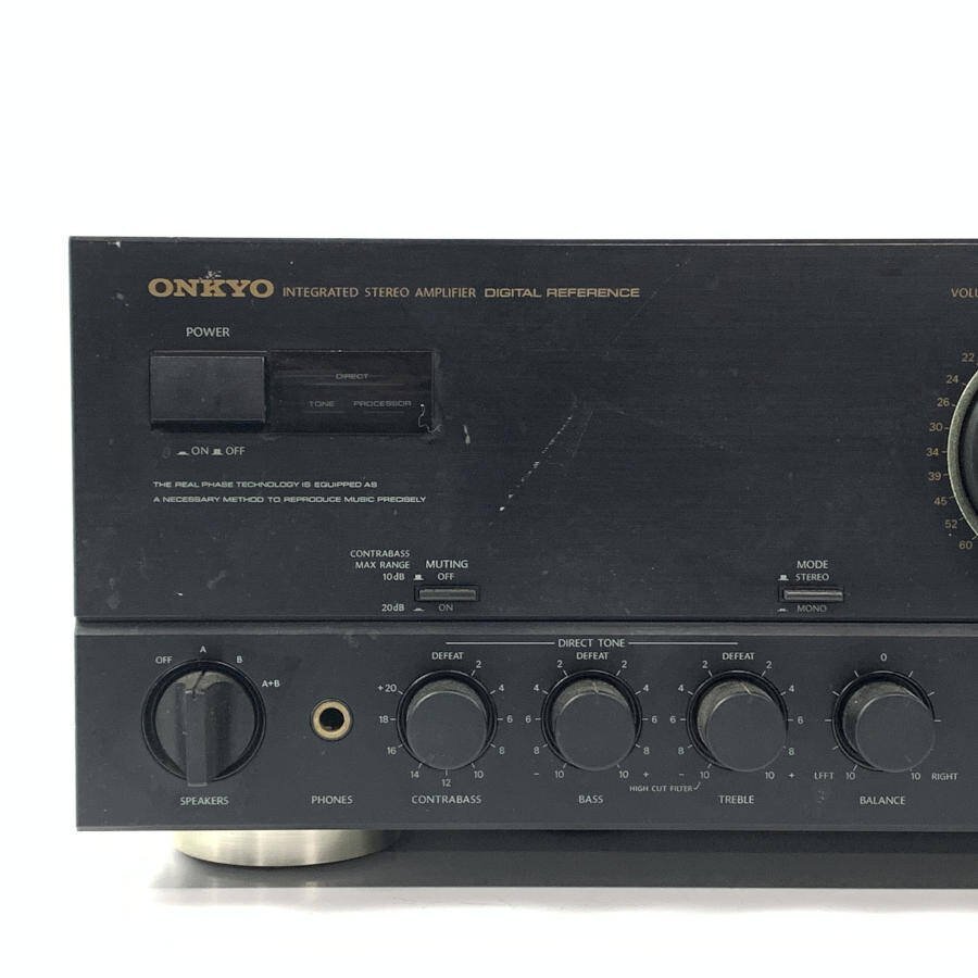 ONKYO オンキヨー INTEGRA A-817EX ビデオ入力付きプリメインアンプ 定格出力 105W+105W(8Ω)◆現状品_画像2