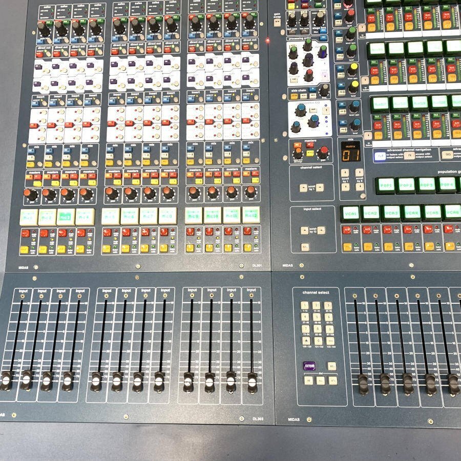 MIDAS PRO X/DL571/DL351 digital mixer / audio system modular /DSP unit each hard case / mixer with cover * present condition goods [TB]