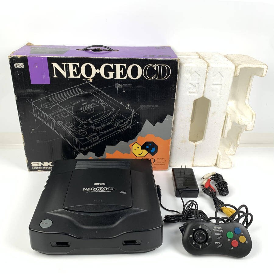 SNK NEOGEO-CD Neo geo CD game machine body operation verification ending [ controller / original box / other ] attaching * present condition goods 