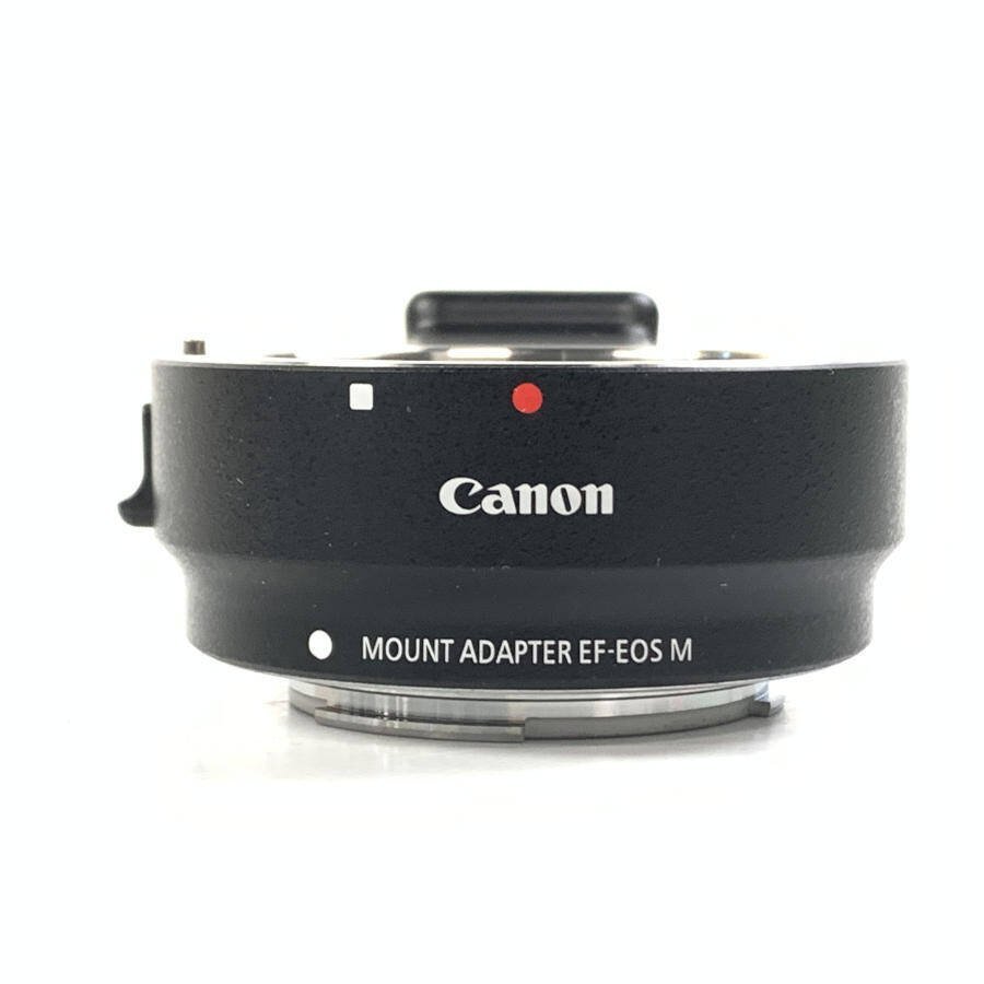 Canon キヤノン EF-EOS M マウントアダプター【EOS MにEFレンズシリーズ装着用】レンズキャップx2付き●現状品【TB】の画像6